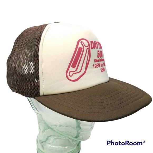 VTG Daytona 500 Winston Cup Trucker Snapback 1959-1983 Silver Anniv Mesh Hat Cap - Picture 5 of 5